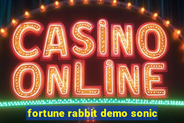 fortune rabbit demo sonic